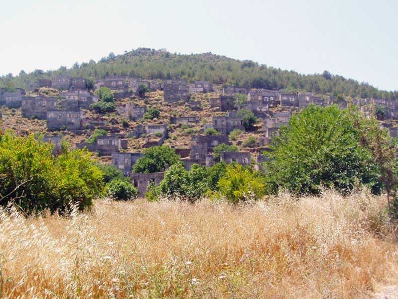 Kayakoy, Turkey - A hillside covered in ghost houses