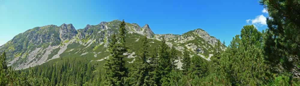 Romanian Carpathians - Retezat Mountains Panorama
