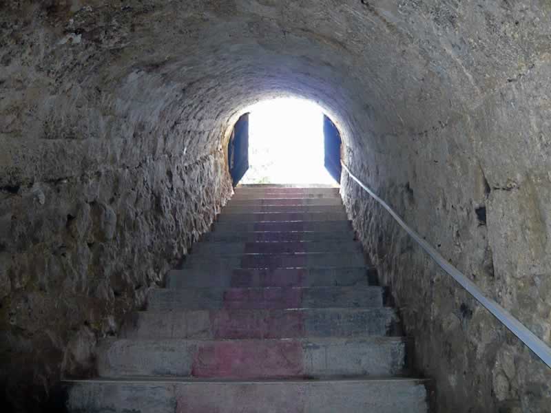 Beciul Domnesc cellar entrance
