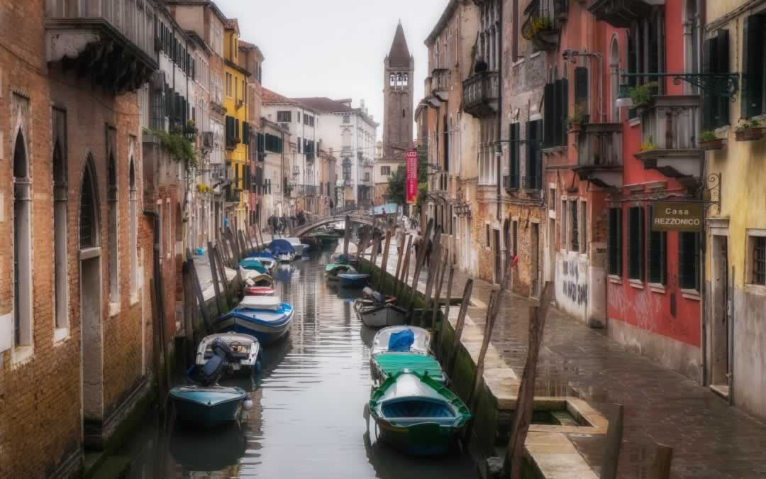 Venice in April - morning showers - Photo credit: Doug Jones