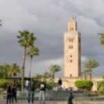 Marrakech La Koutubia in Storm