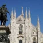 Milan, Northern Italy, Dome with statue