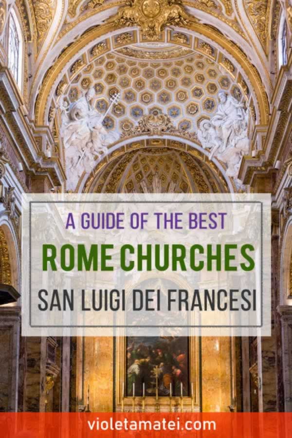 San Luigi dei Francesi is one of the must-see churches in Rome