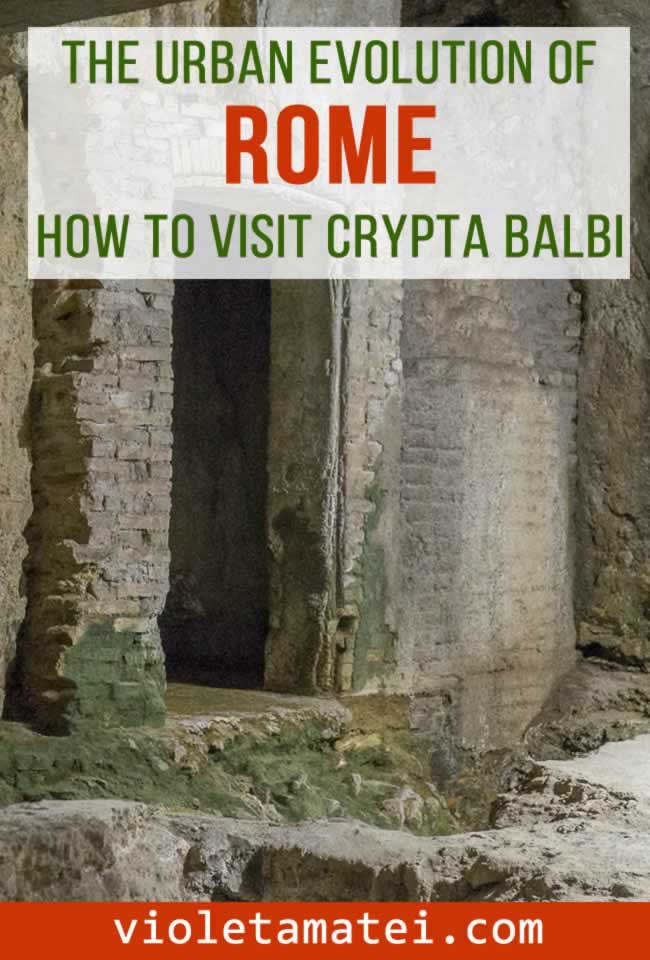 How to visit the Crypta Balbi museum in Rome to understand the urban evolution of the city