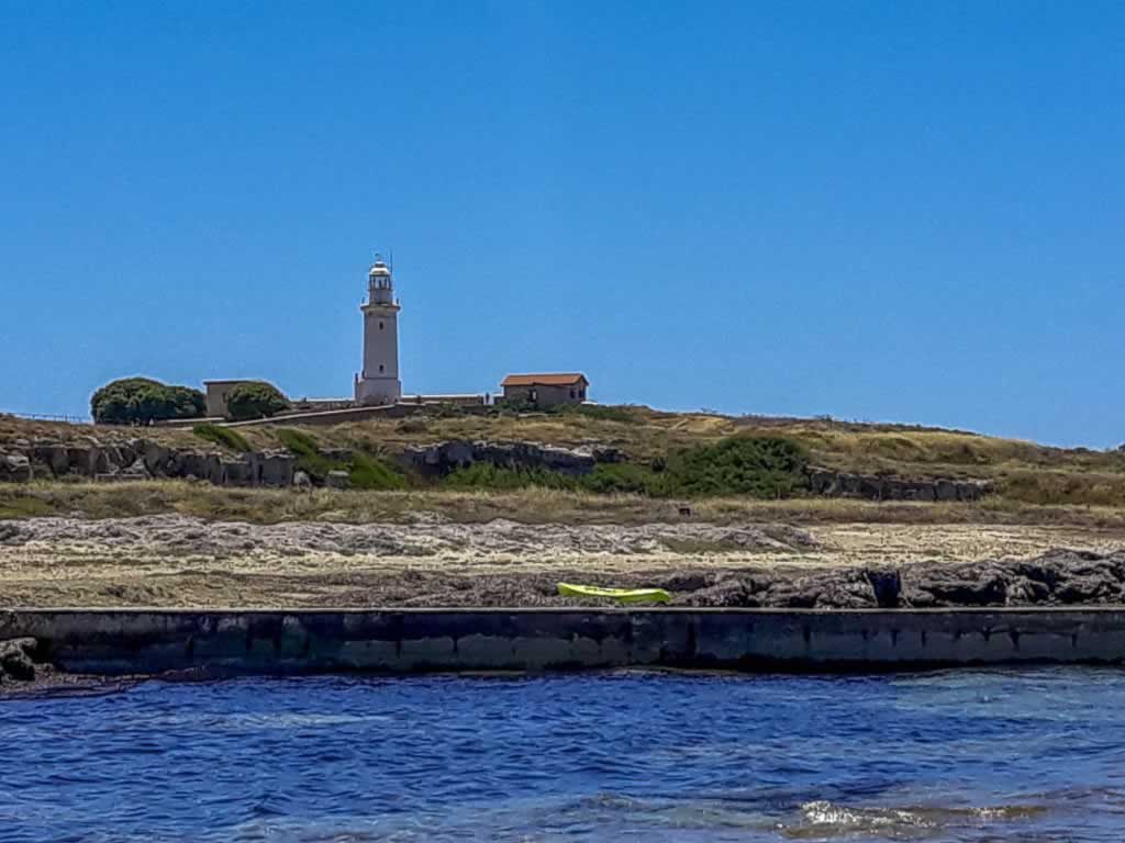 Paphos lighthouse in the Archeological park