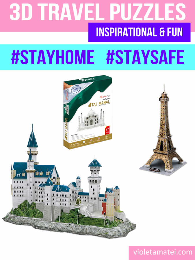 The best 3D travel puzzles to enjoy quality time at home with your family and to keep your travel dreams alive