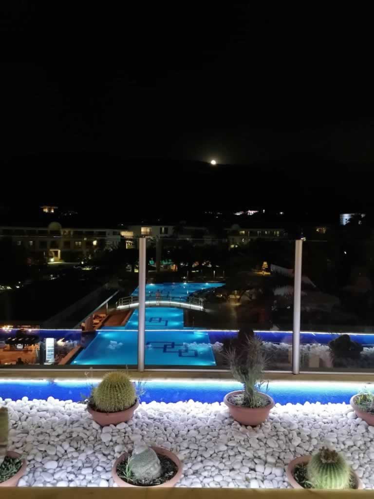 samara hotel pool by night