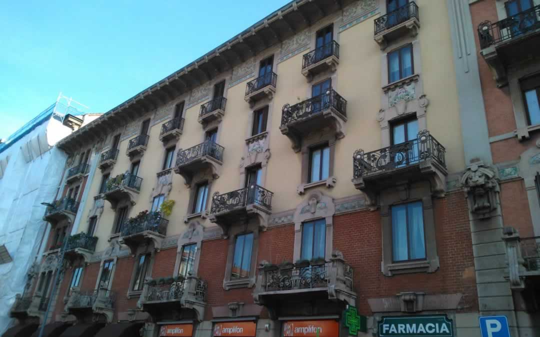 Good and bad neighborhoods of Milan, Italy