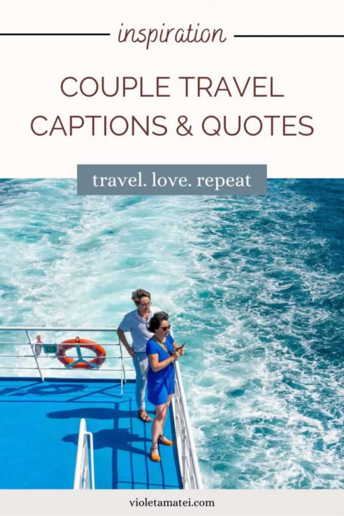 couple travel captions