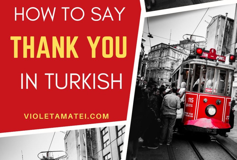How To Say Thank You in Turkish