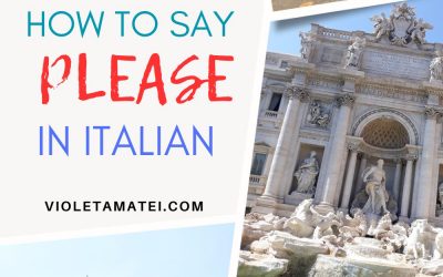 How To Say Please in Italian Language