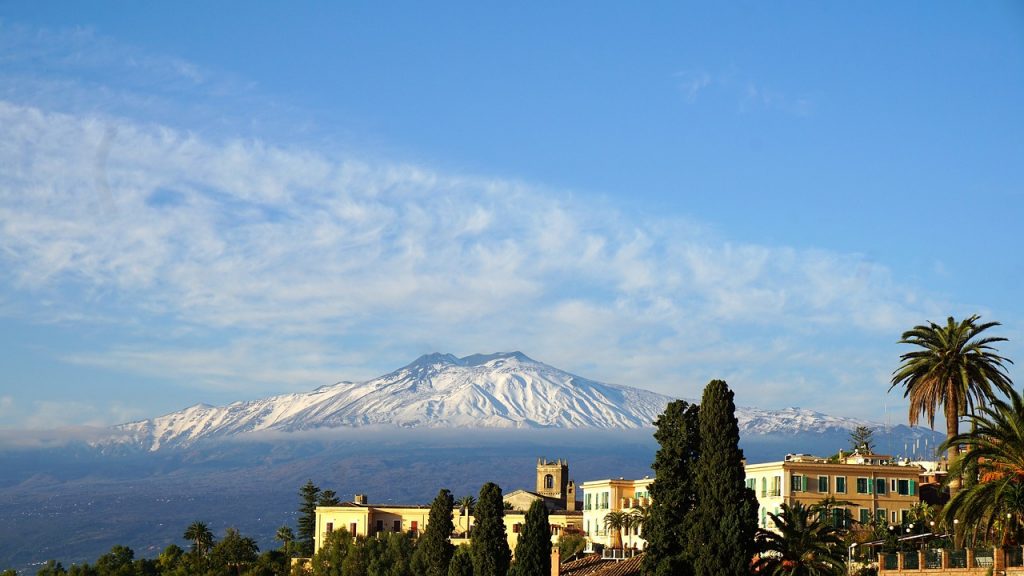 Etna Sicilly in December